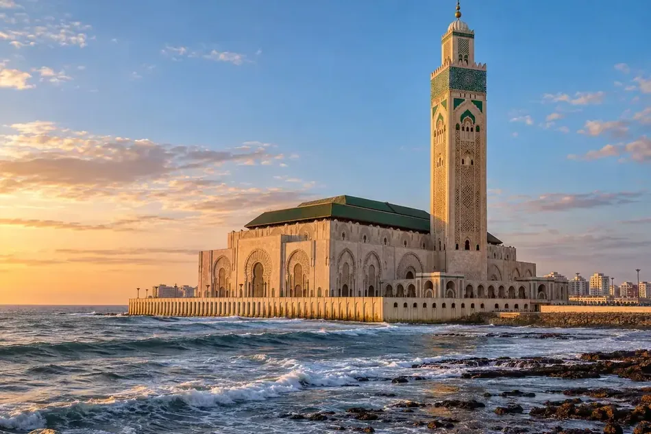 Hassan II Mosque in Casablanca, Morocco