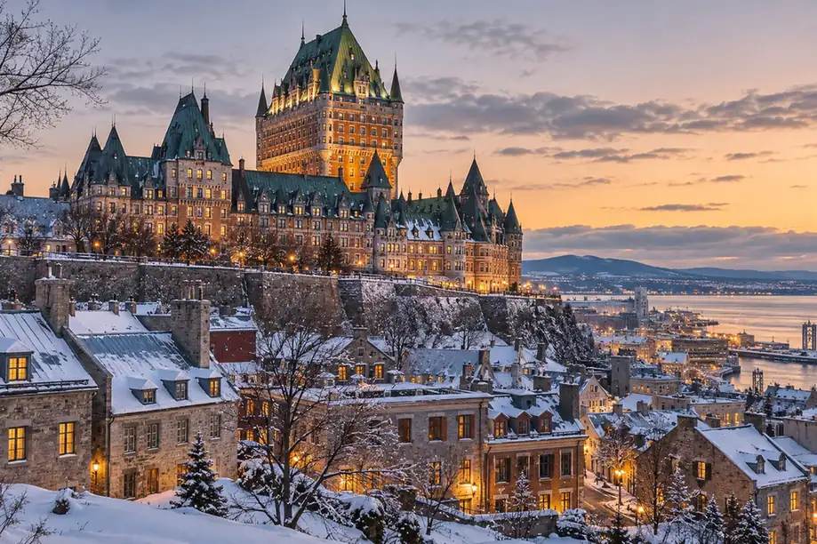 Le Château Frontenac dans le Vieux-Québec