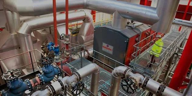 Équipements de la chaudière biomasse EGFI chez Lesieur Cristal